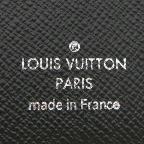 LOUIS VUITTON Long Wallet Portefeuille Braza Graphite Black Bifold Black - Picture 8 of 9